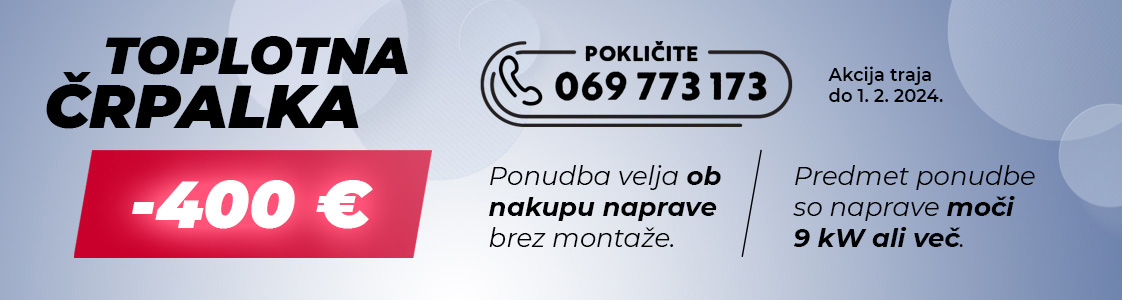 Akcija - Jesen/Zima - Toplotne črpalke
