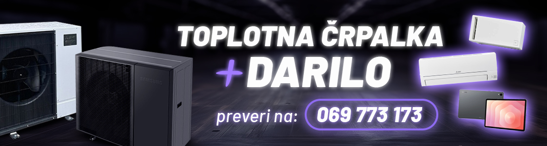 Toplotna črpalka + darilo